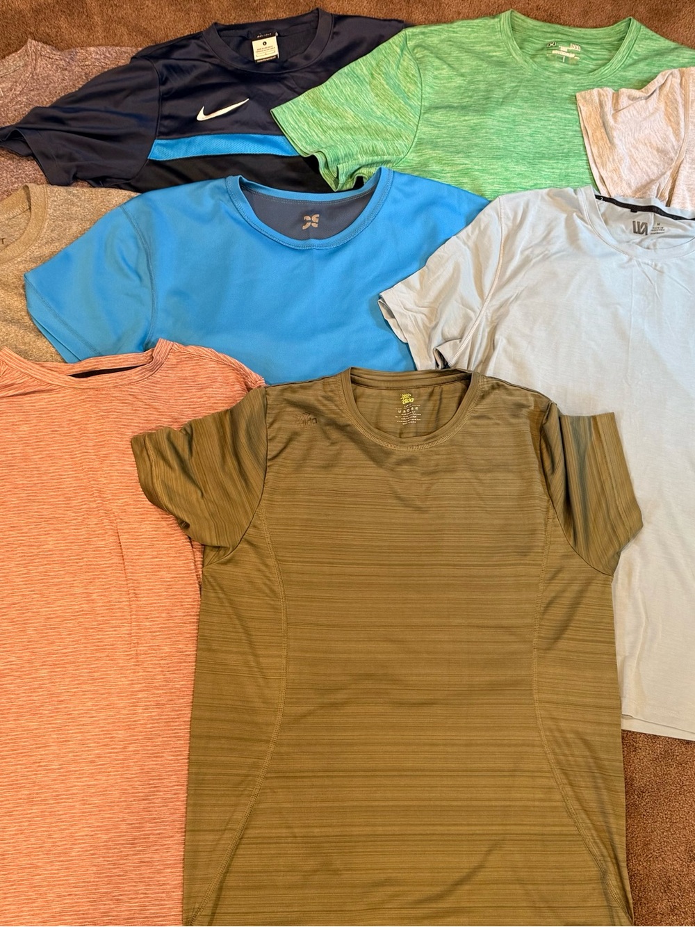 Men’s Athletic Moisture Wicking T-Shirts - Short Sleeve